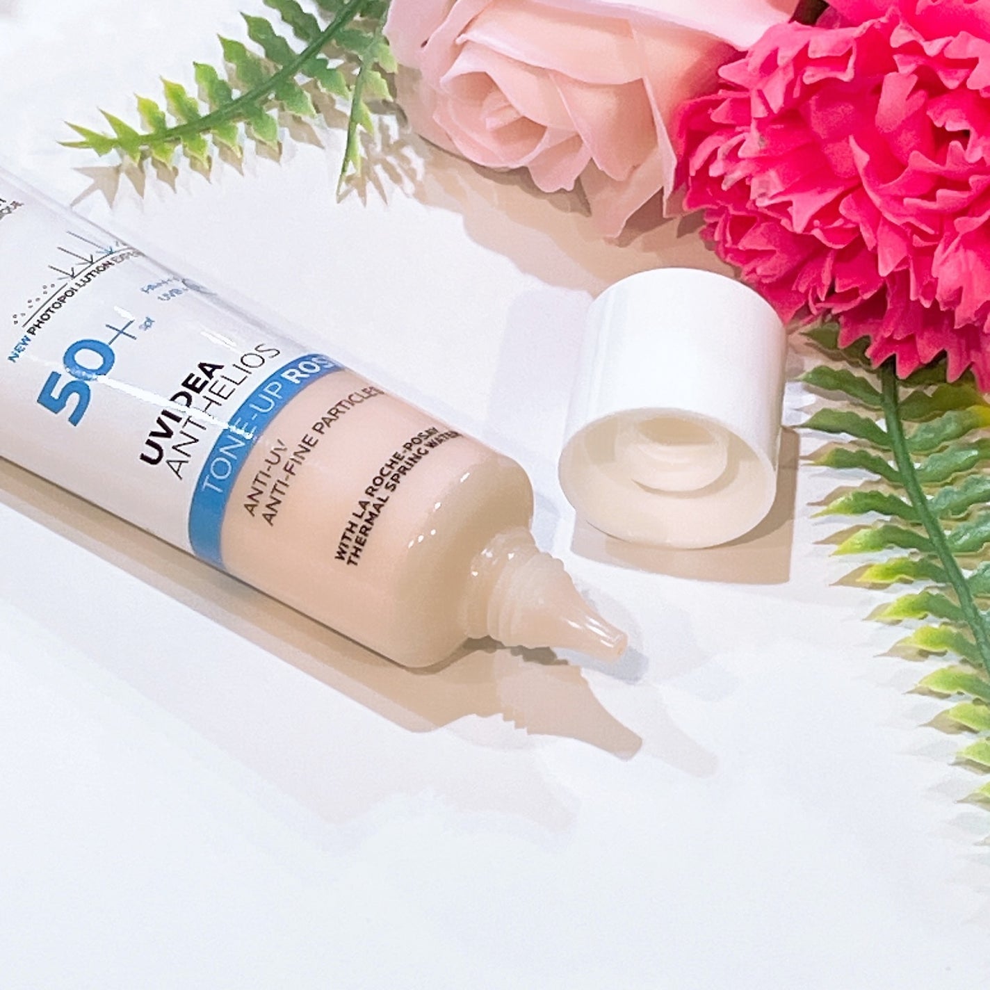 UVイデア XL プロテクショントーンアップ ローズ/ラ ロッシュ ポゼ/日焼け止めクリームを使ったクチコミ(3枚目)