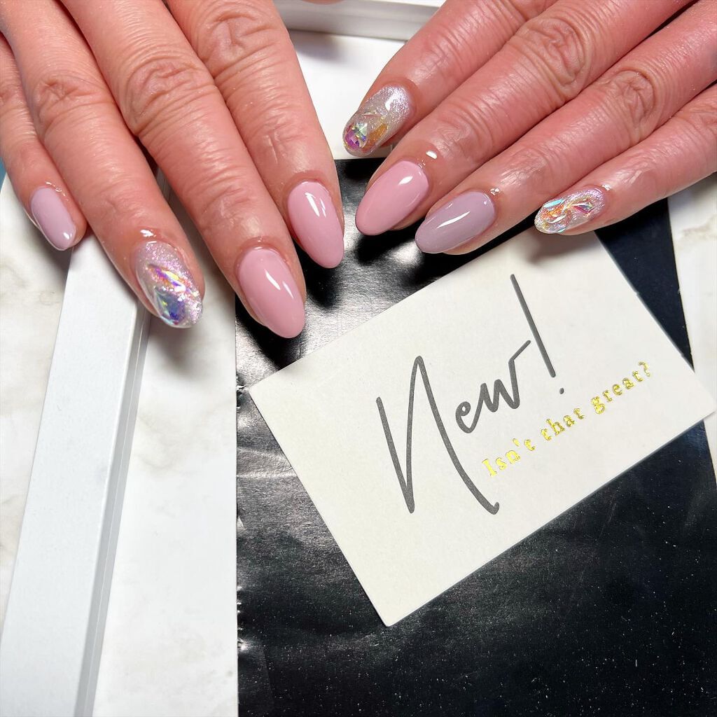 cst on LIPS 「#pink#purple#シンプルネイル💅#ネイル好きな人と繋..」(3枚目)