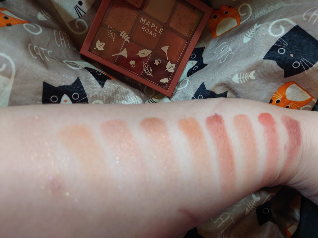 プレイカラーアイシャドウ メープルロード/ETUDE/アイシャドウパレットを使ったクチコミ(2枚目)