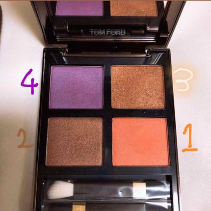 アイ カラー クォード/TOM FORD BEAUTY/アイシャドウパレットを使ったクチコミ(3枚目)
