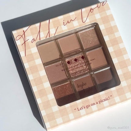 KEYBO FALL IN LOVE SHADOW PALETTE/keybo/アイシャドウパレットを使ったクチコミ(7枚目)