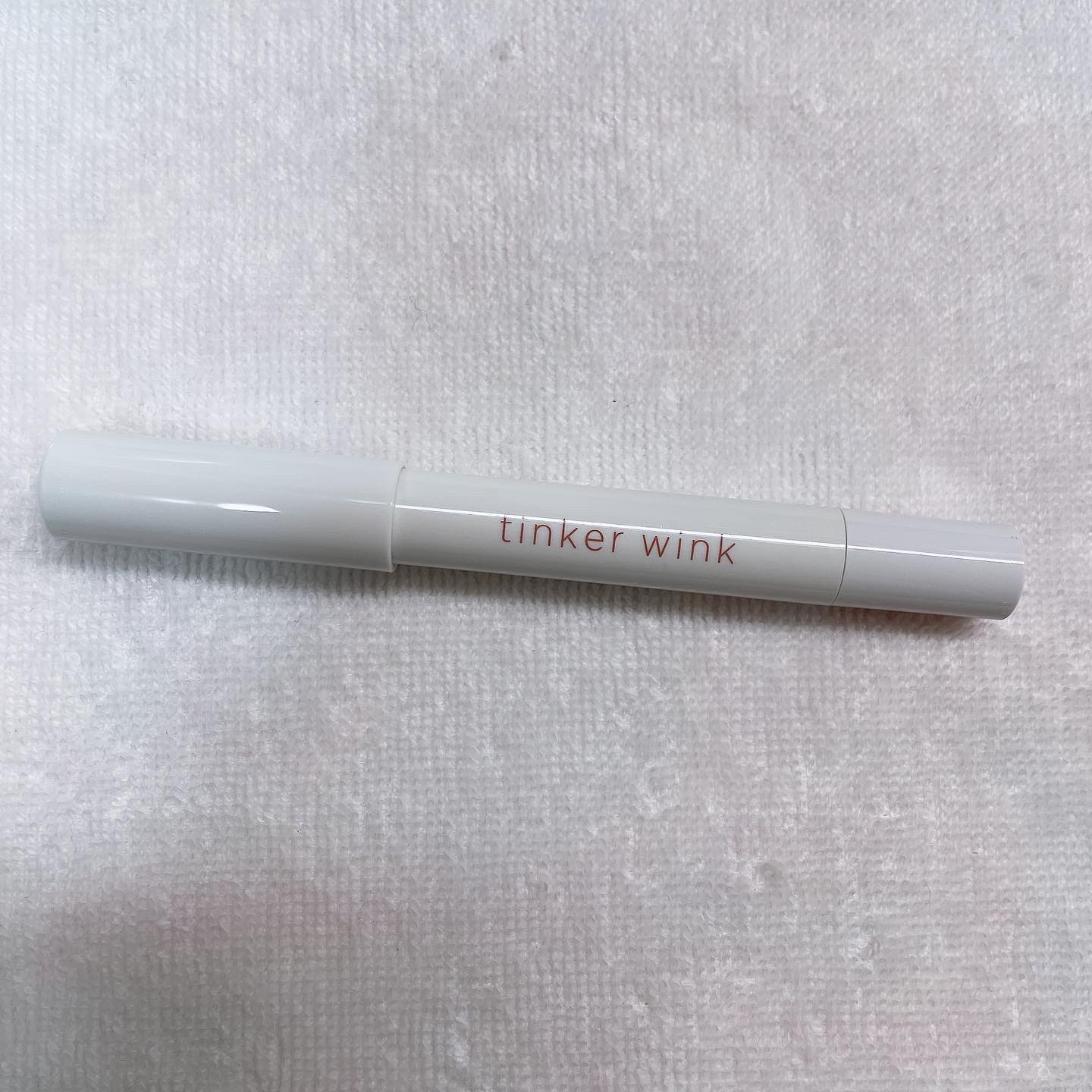 透け感アイシャドウペンシル OR01 ニュアンスオレンジ/ティンカーウィンク/スティックアイシャドウを使ったクチコミ（2枚目）