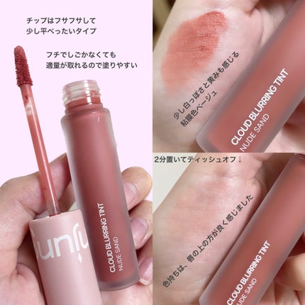 クラウドブラーリングティント/Wonjungyo/リップティントを使ったクチコミ(3枚目)