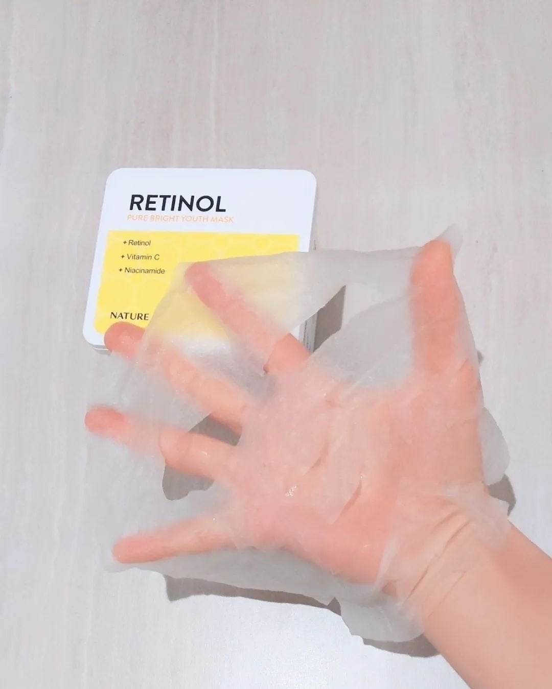 キューブマスク レチノール/ネイチャーリパブリック/シートマスク・パックを使ったクチコミ(4枚目)