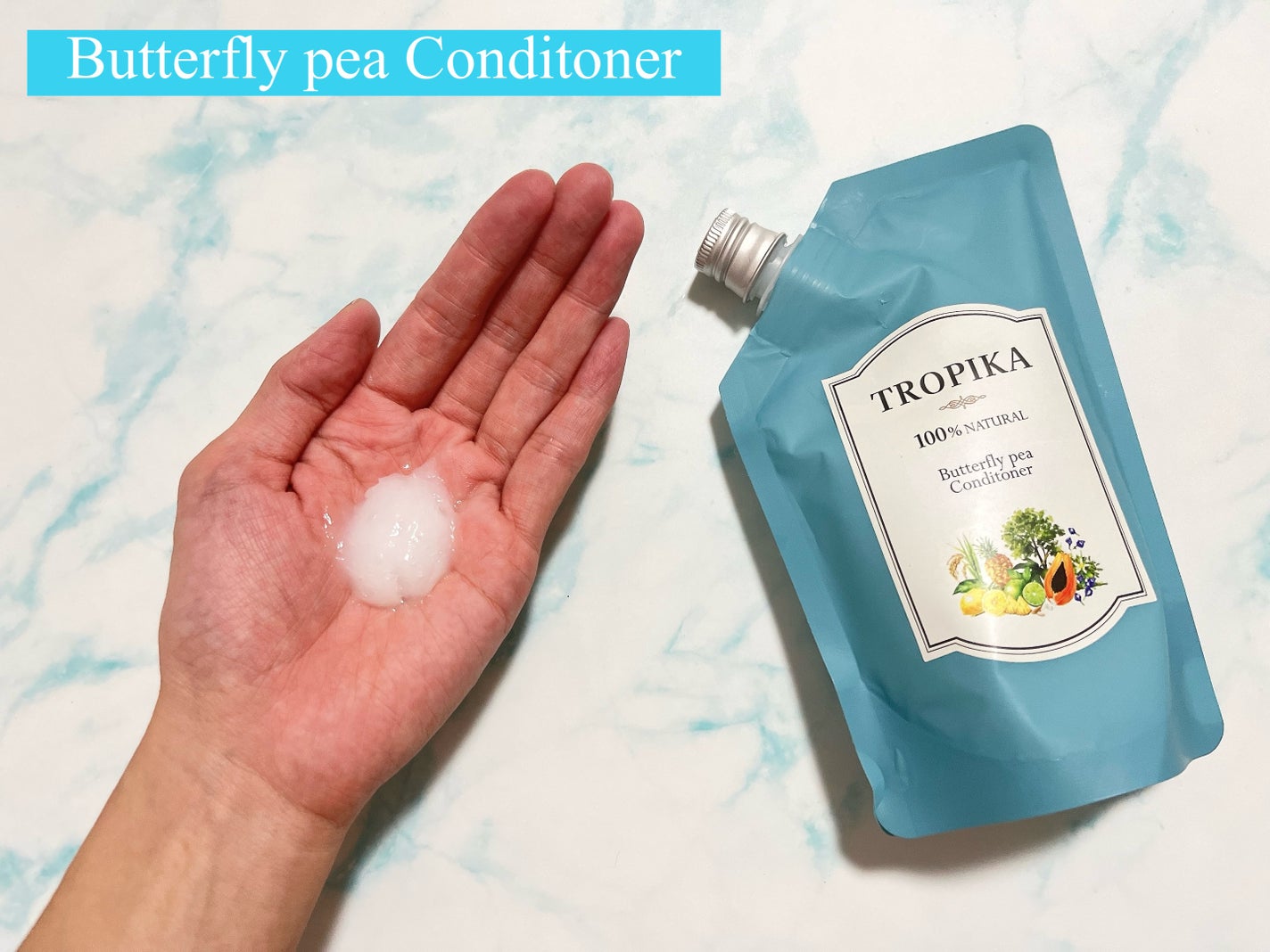 バタフライピーシャンプー/バタフライピーコンディショナー/TROPIKA/市販シャンプーを使ったクチコミ(4枚目)