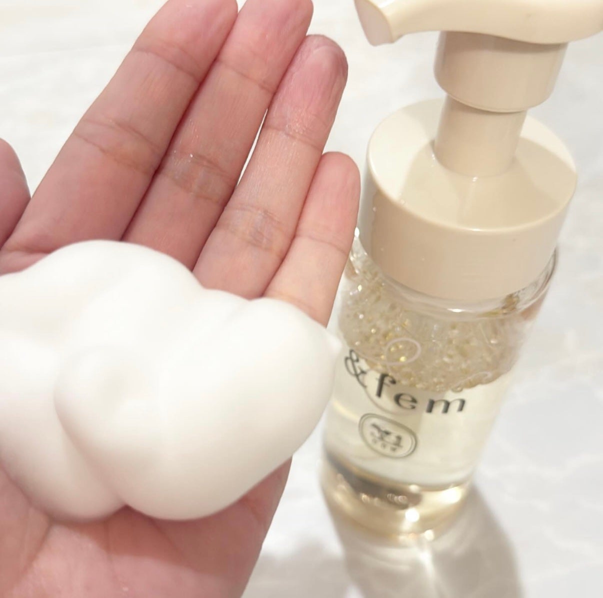 アンドフェム フェムケア泡ソープ/&fem/デリケートゾーンケアを使ったクチコミ(4枚目)