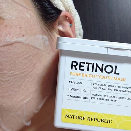 キューブマスク レチノール/ネイチャーリパブリック/シートマスク・パックを使ったクチコミ(5枚目)