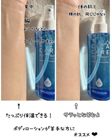 CICAケア ボディミスト/someblossom/ミスト状化粧水を使ったクチコミ(4枚目)