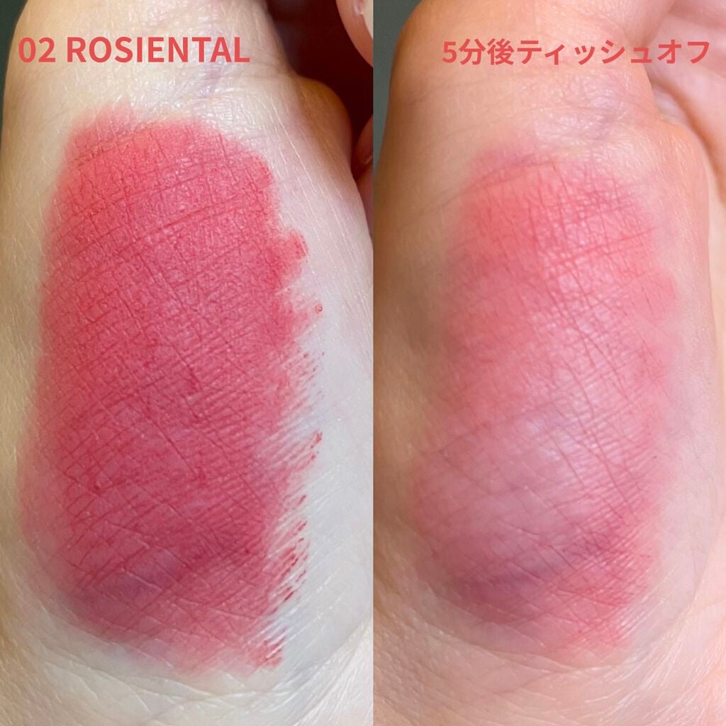 rom&nd ブラーファッジティント/rom&nd/リップティントを使ったクチコミ(2枚目)