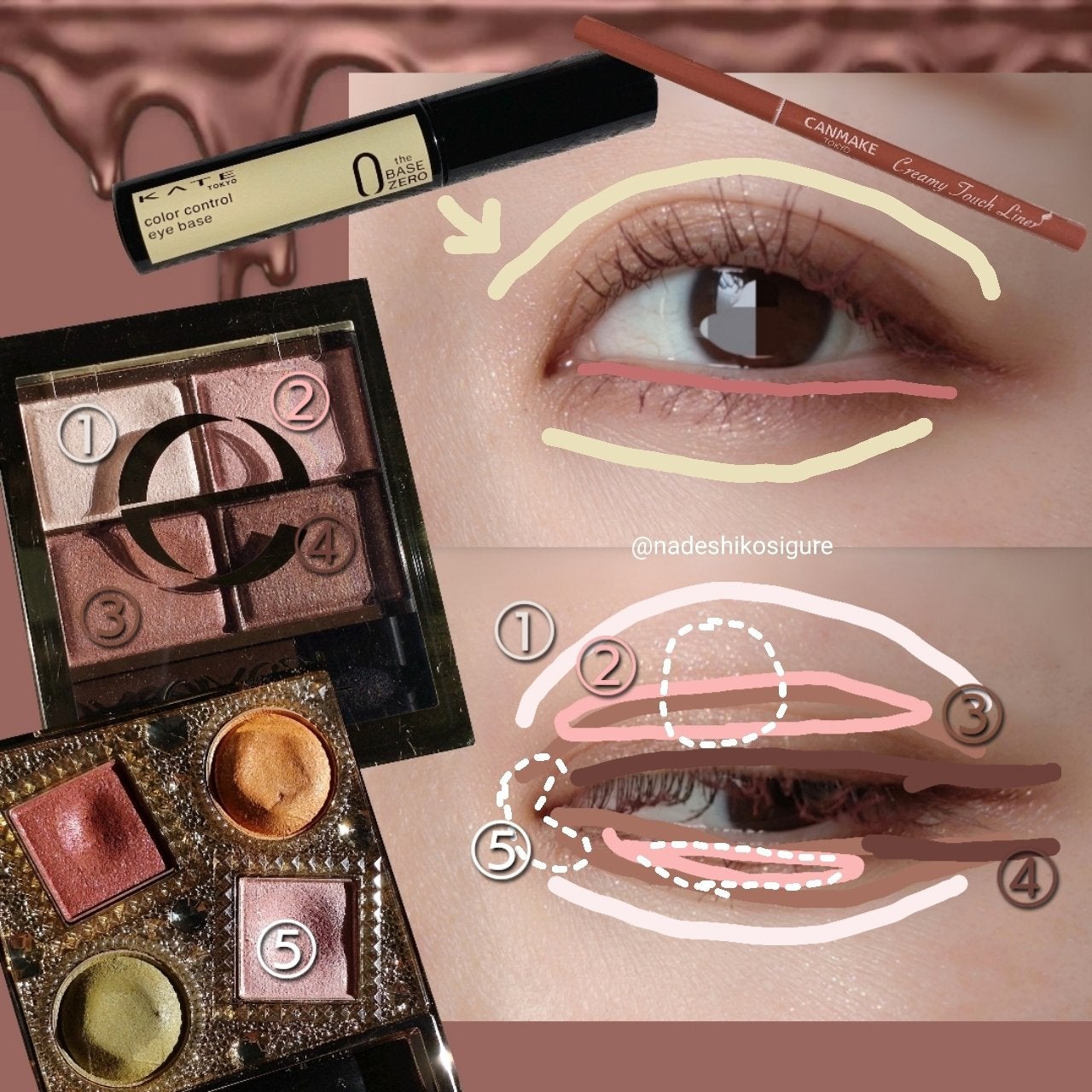 スキニーリッチシャドウ/excel/アイシャドウパレットを使ったクチコミ(3枚目)