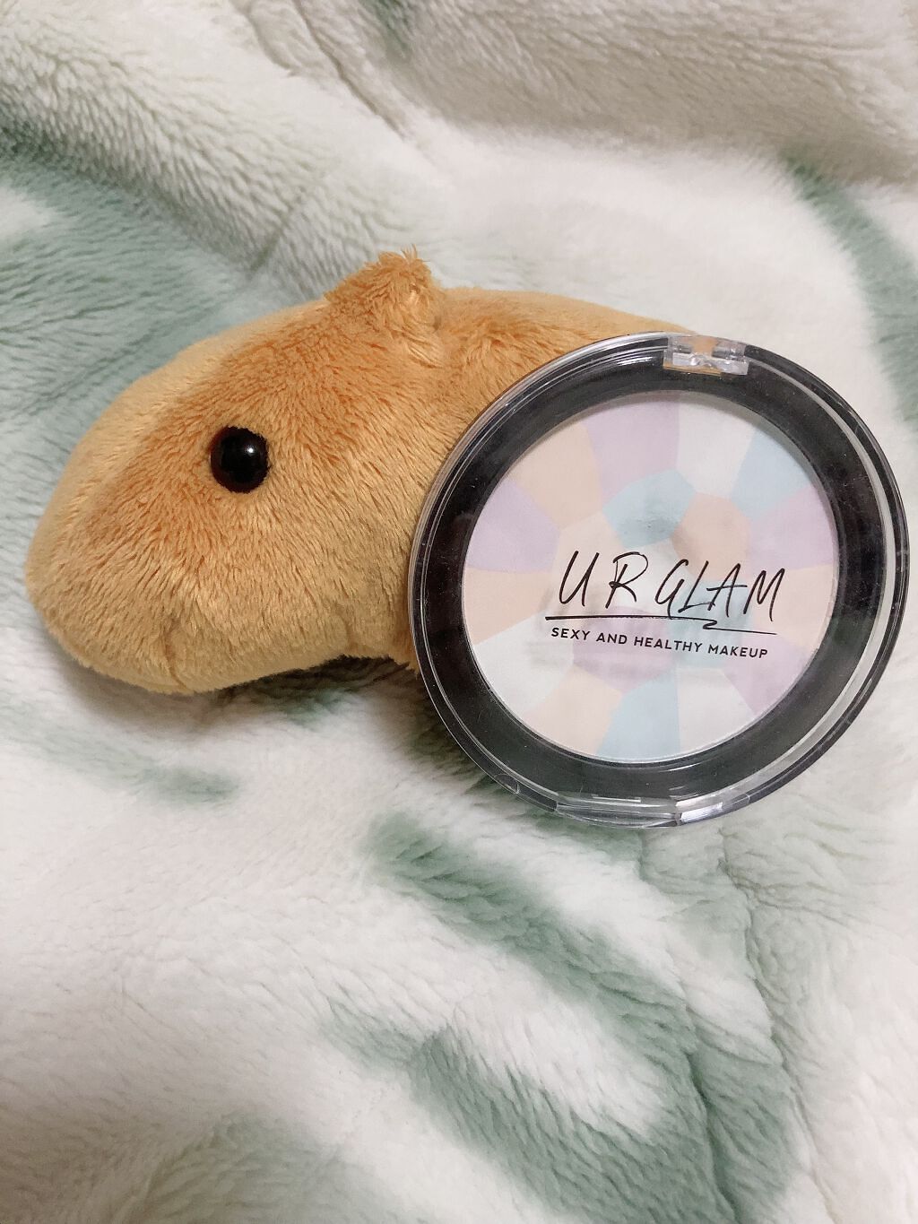 UR GLAM MARBLE FACE POWDER/U R GLAM/プレストパウダーを使ったクチコミ(1枚目)