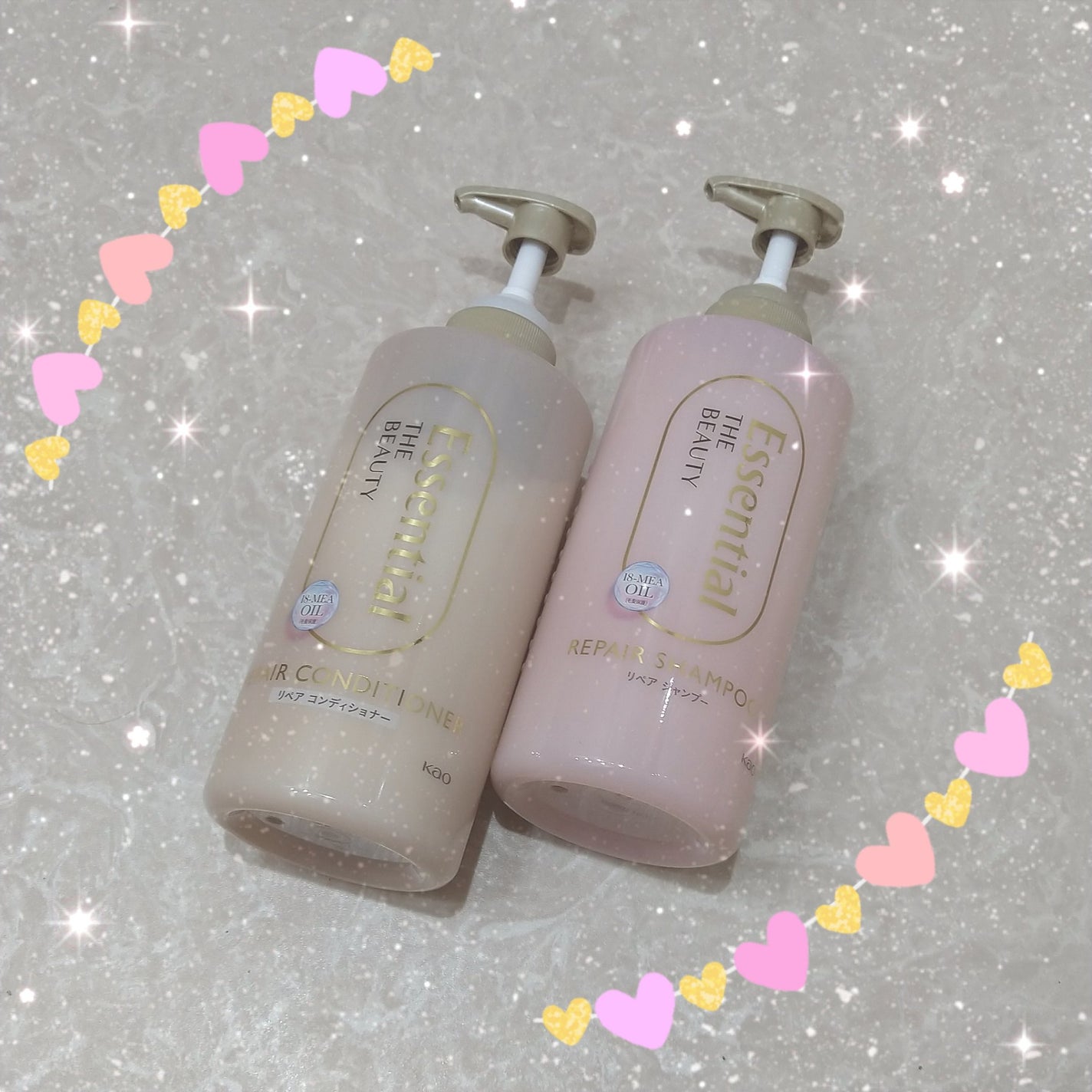 ザビューティ リペアシャンプー・コンディショナー/エッセンシャル/市販シャンプーを使ったクチコミ(1枚目)