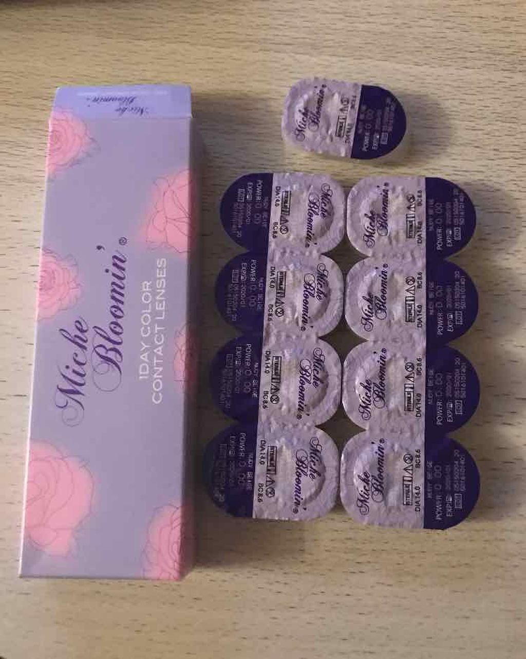 ミッシュ ブルーミン ワンデー (クォーターヴェール シリーズ／イノセント シリーズ)/ミッシュブルーミン/ワンデー（１DAY）カラコンを使ったクチコミ（1枚目）