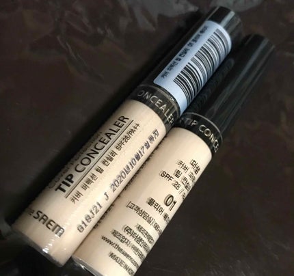 カバーパーフェクション チップコンシーラー/the SAEM/リキッドコンシーラーを使ったクチコミ(1枚目)