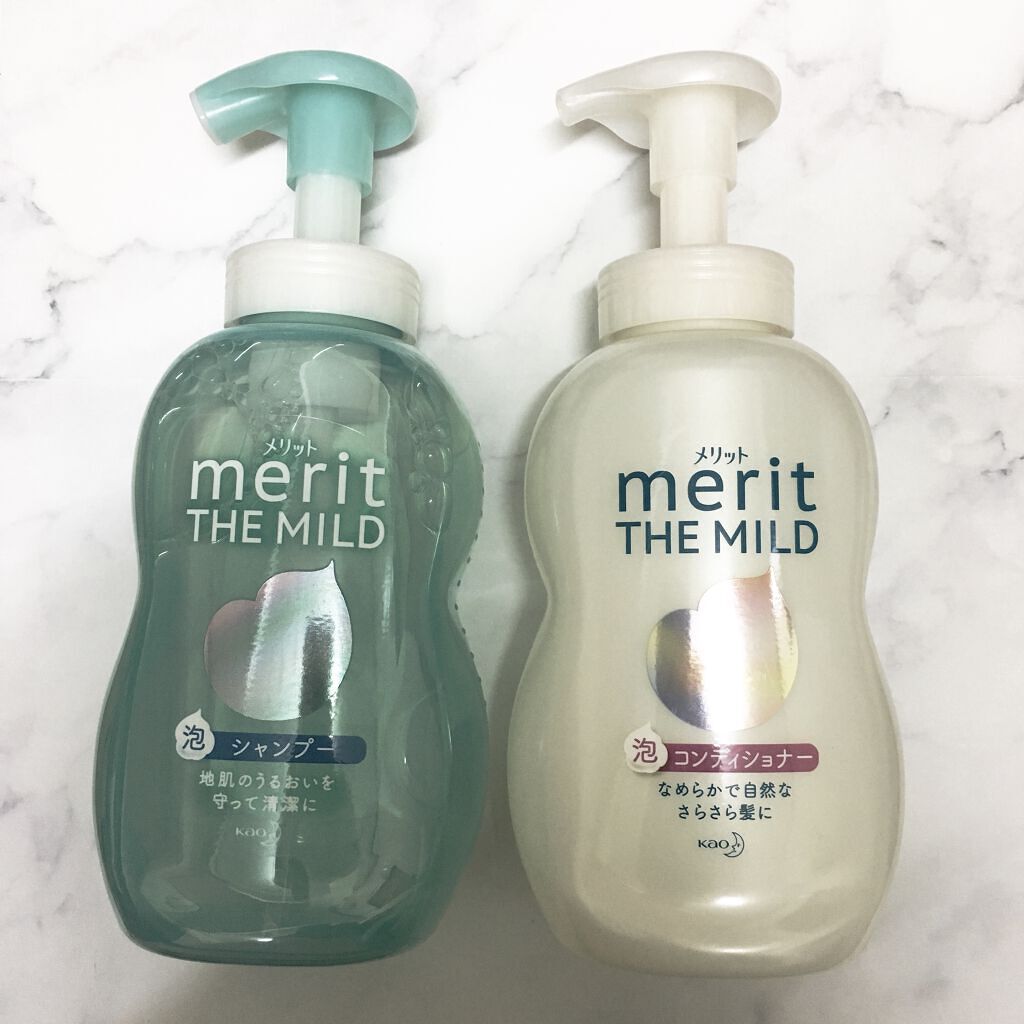 ザマイルド/メリット/市販シャンプーを使ったクチコミ（1枚目）