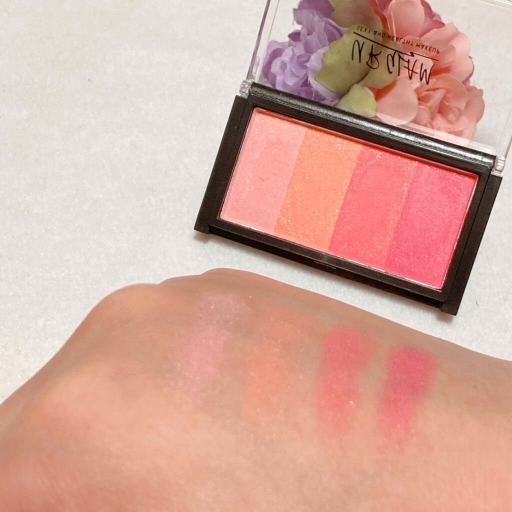 UR GLAM GRADATION CHEEK/U R GLAM/パウダーチークを使ったクチコミ(3枚目)