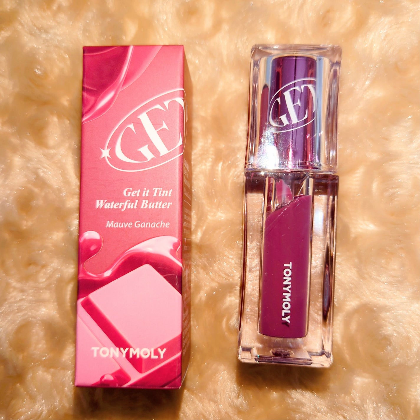 ゲットイットティント ウォーターフルバター/TONYMOLY/リップティントを使ったクチコミ(2枚目)