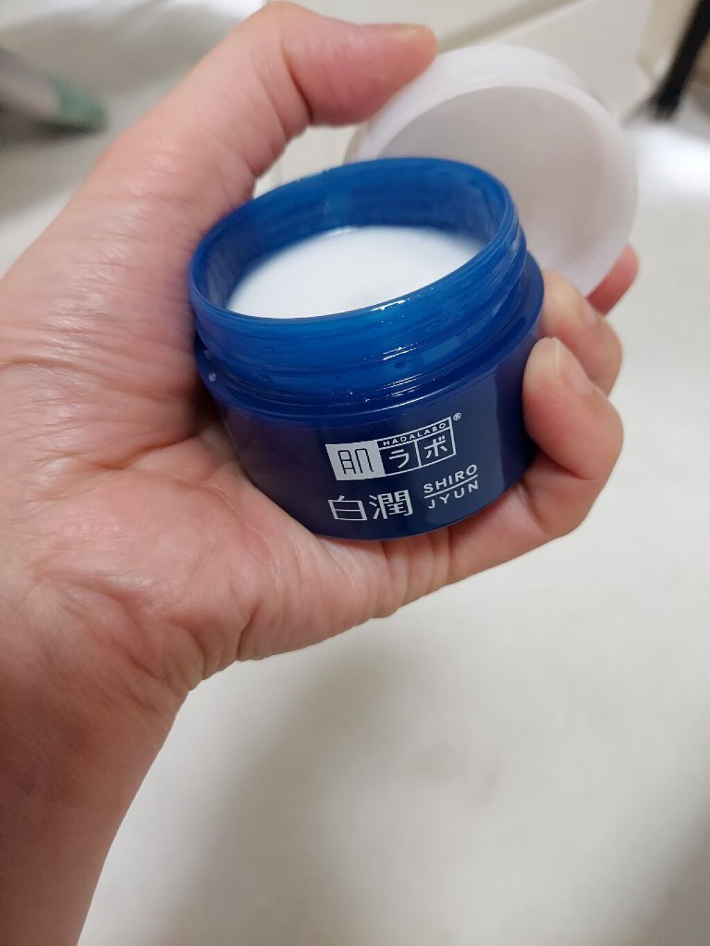 白潤 薬用美白クリーム/肌ラボ/フェイスクリームを使ったクチコミ（1枚目）