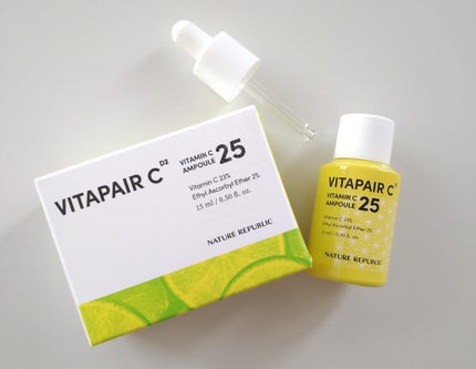 ビタペアC ビタミンC25アンプル/ネイチャーリパブリック/美容液を使ったクチコミ(5枚目)