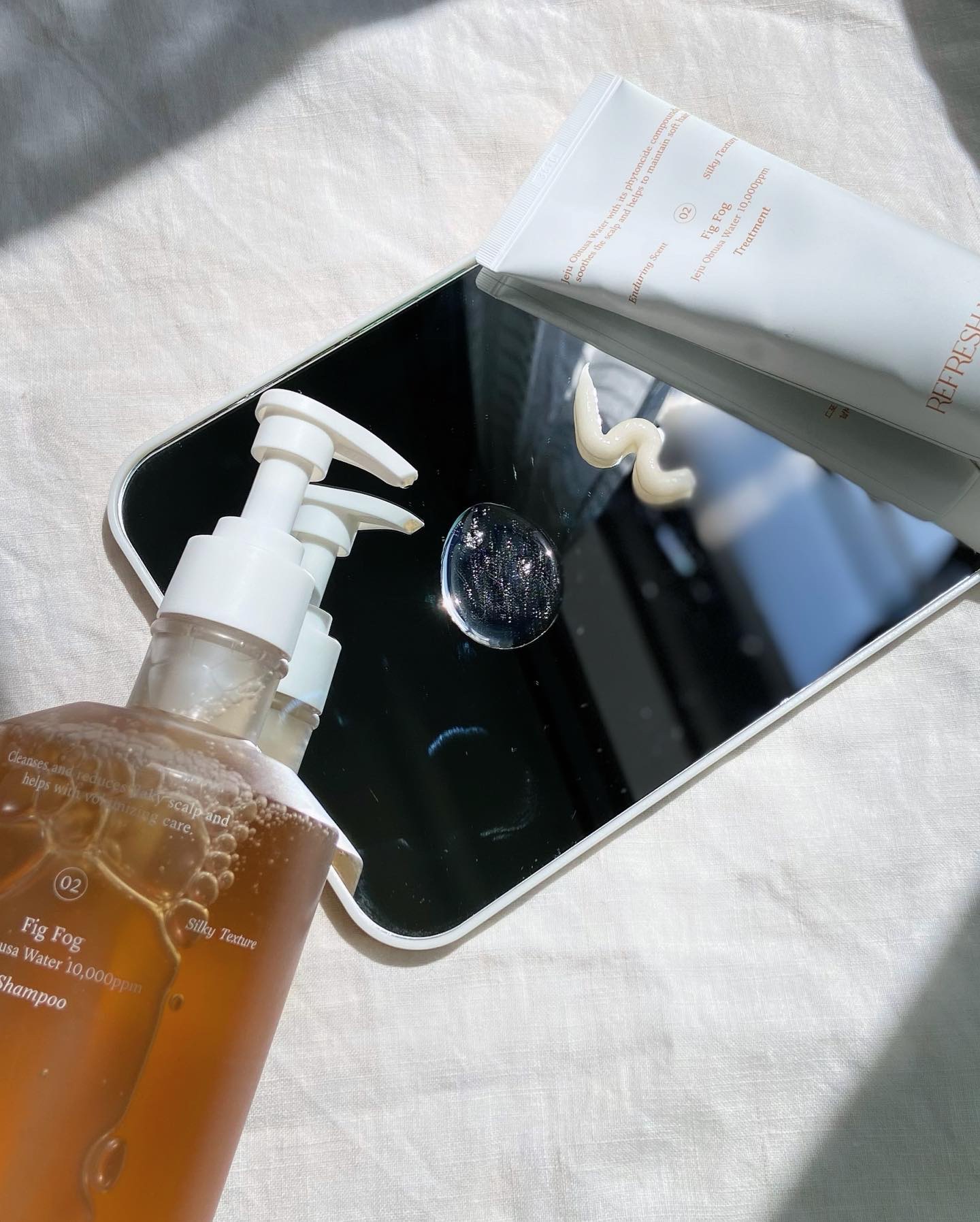 リフレッシュモーメントパフュームシャンプー/トリートメント Fig Fog/Free Moment /市販シャンプーを使ったクチコミ（2枚目）