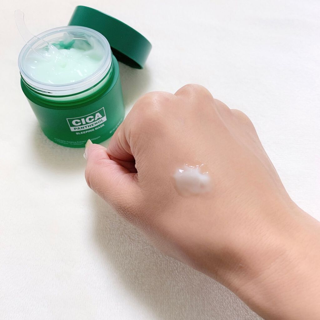 シカパンテノールスリーピングマスク/SNP/フェイスクリームを使ったクチコミ(4枚目)