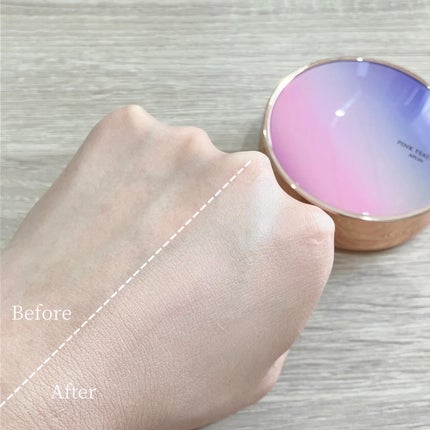 ピンクティーツリーカバープライマークッション/APLIN/クッションファンデーションを使ったクチコミ(4枚目)