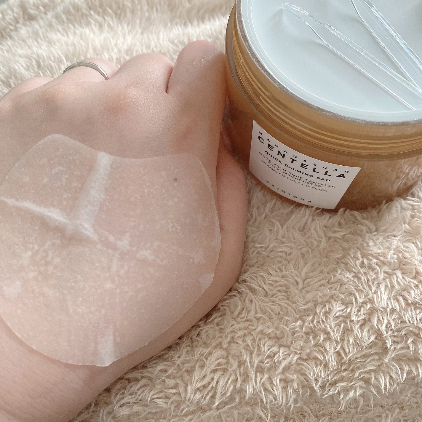 センテラ クイックカーミングパッド/SKIN1004/トナーパッドを使ったクチコミ(2枚目)