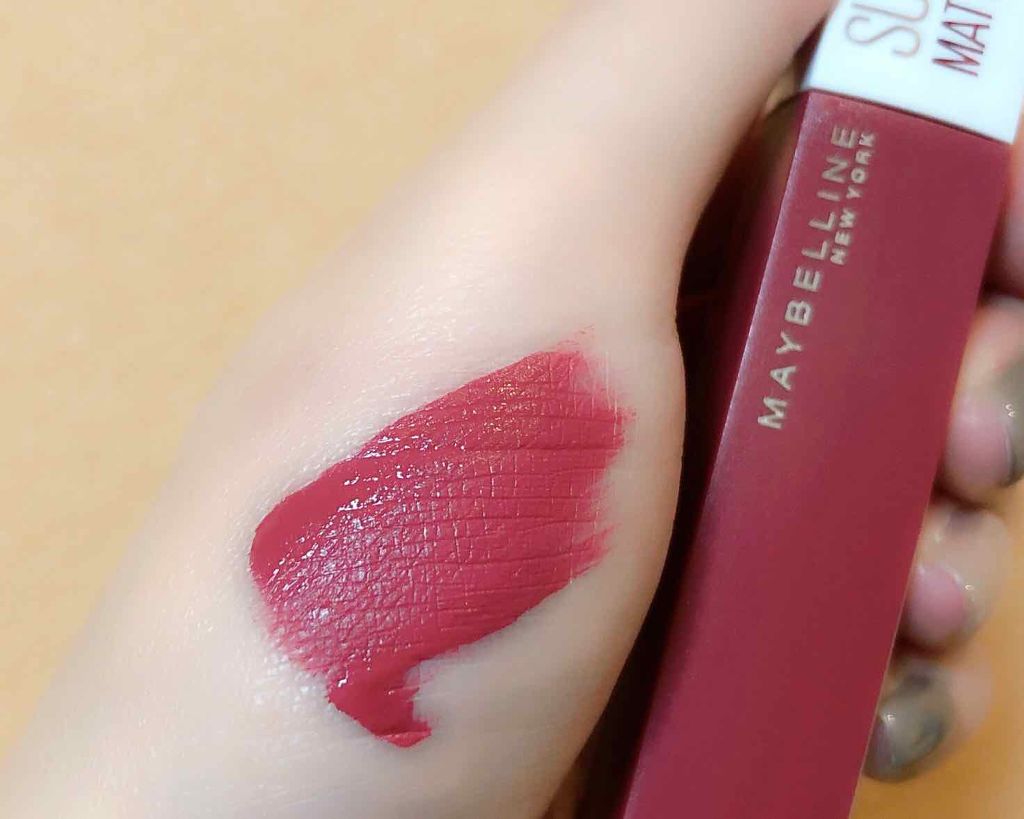 SPステイ マットインク/MAYBELLINE NEW YORK/口紅を使ったクチコミ(2枚目)