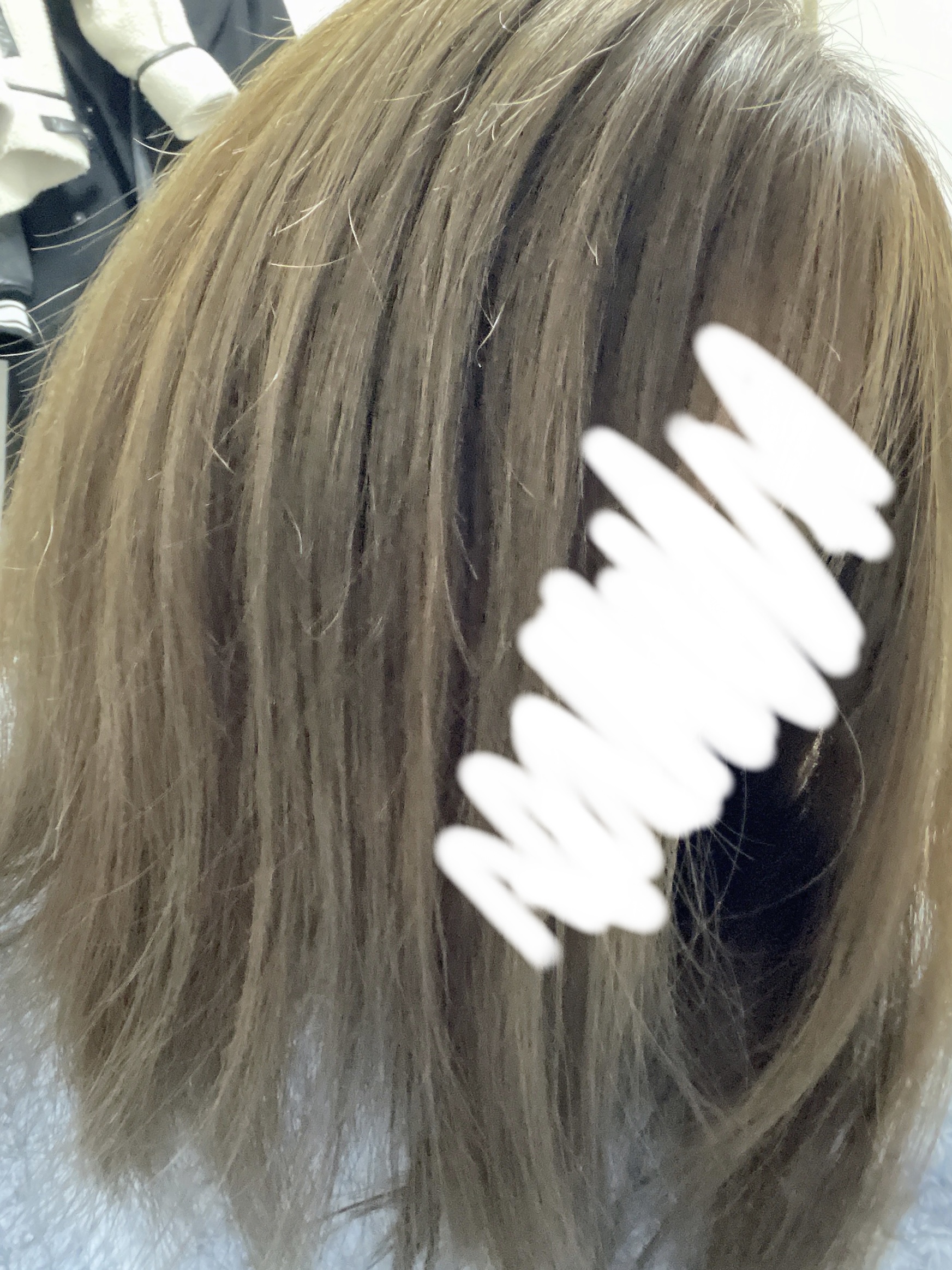 ホイップヘアカラー ミスティアッシュ/ビューティラボ/ヘアカラーを使ったクチコミ（2枚目）