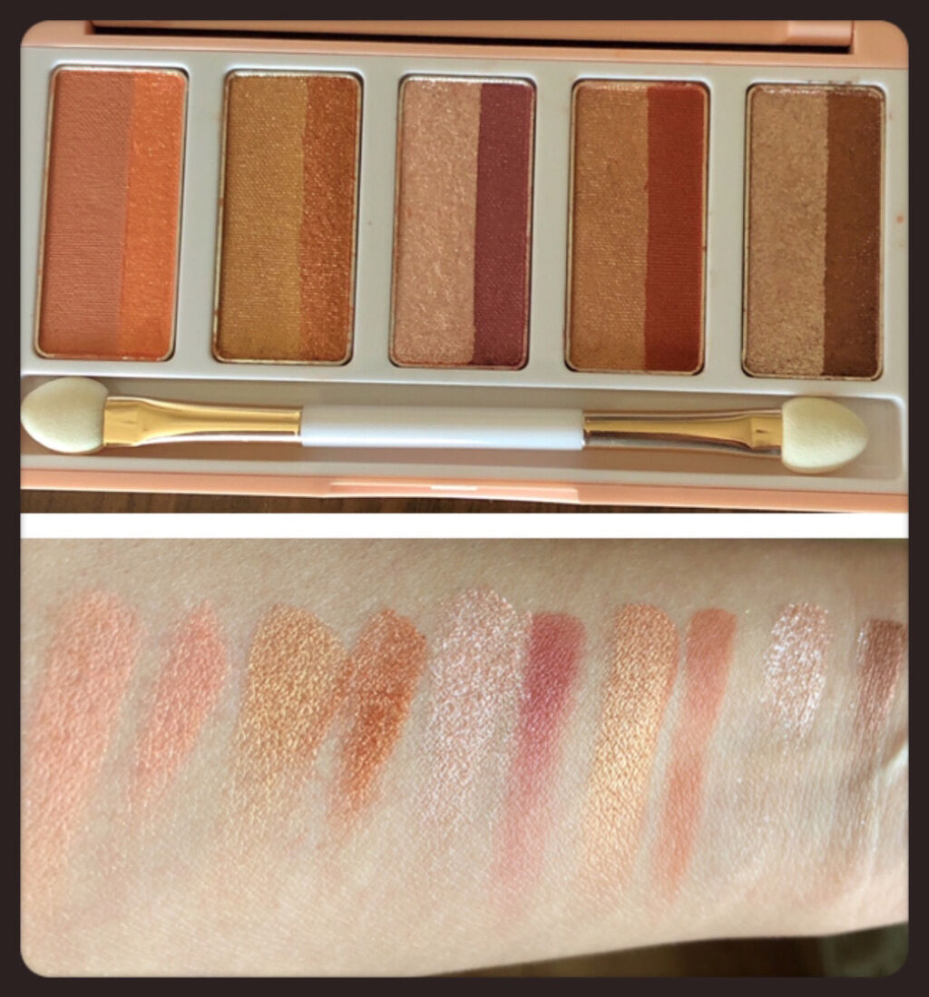 スターライトファントム 10色アイシャドウパレット/HEXZE（ヘックスゼ）/アイシャドウパレットを使ったクチコミ（3枚目）