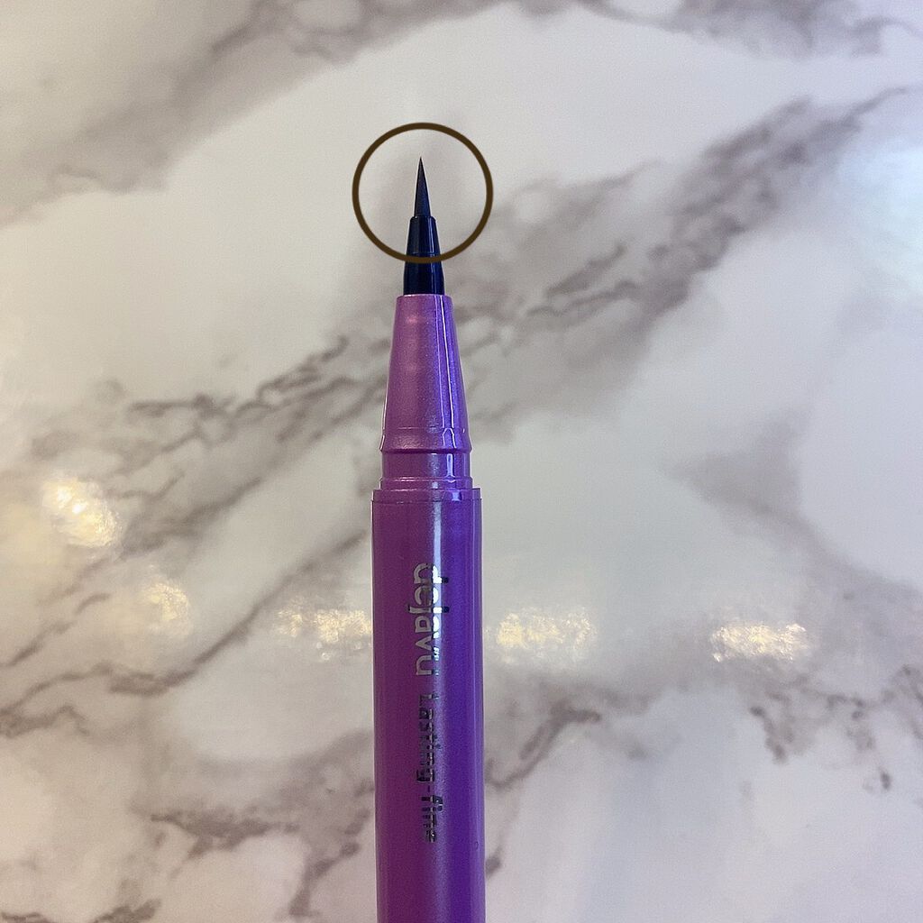 「密着アイライナー」ショート筆リキッド/デジャヴュ/リキッドアイライナーを使ったクチコミ（2枚目）