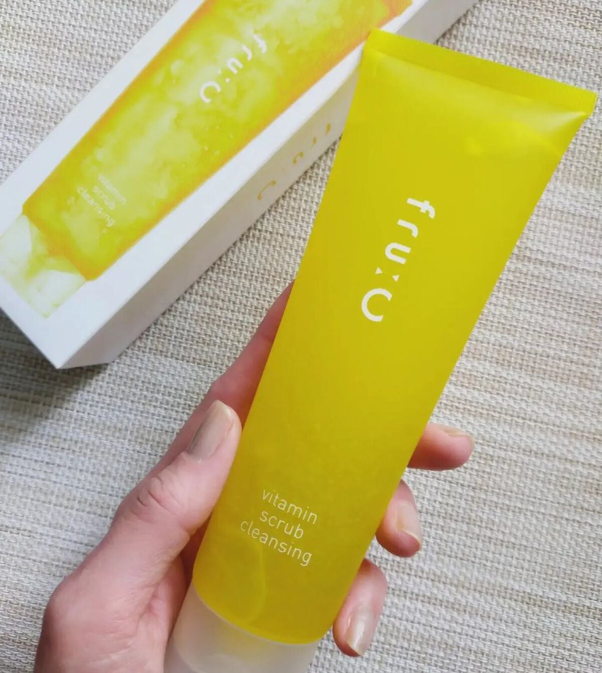 ビタミンスクラブクレンジング/Fru:C/クレンジングジェルを使ったクチコミ(2枚目)