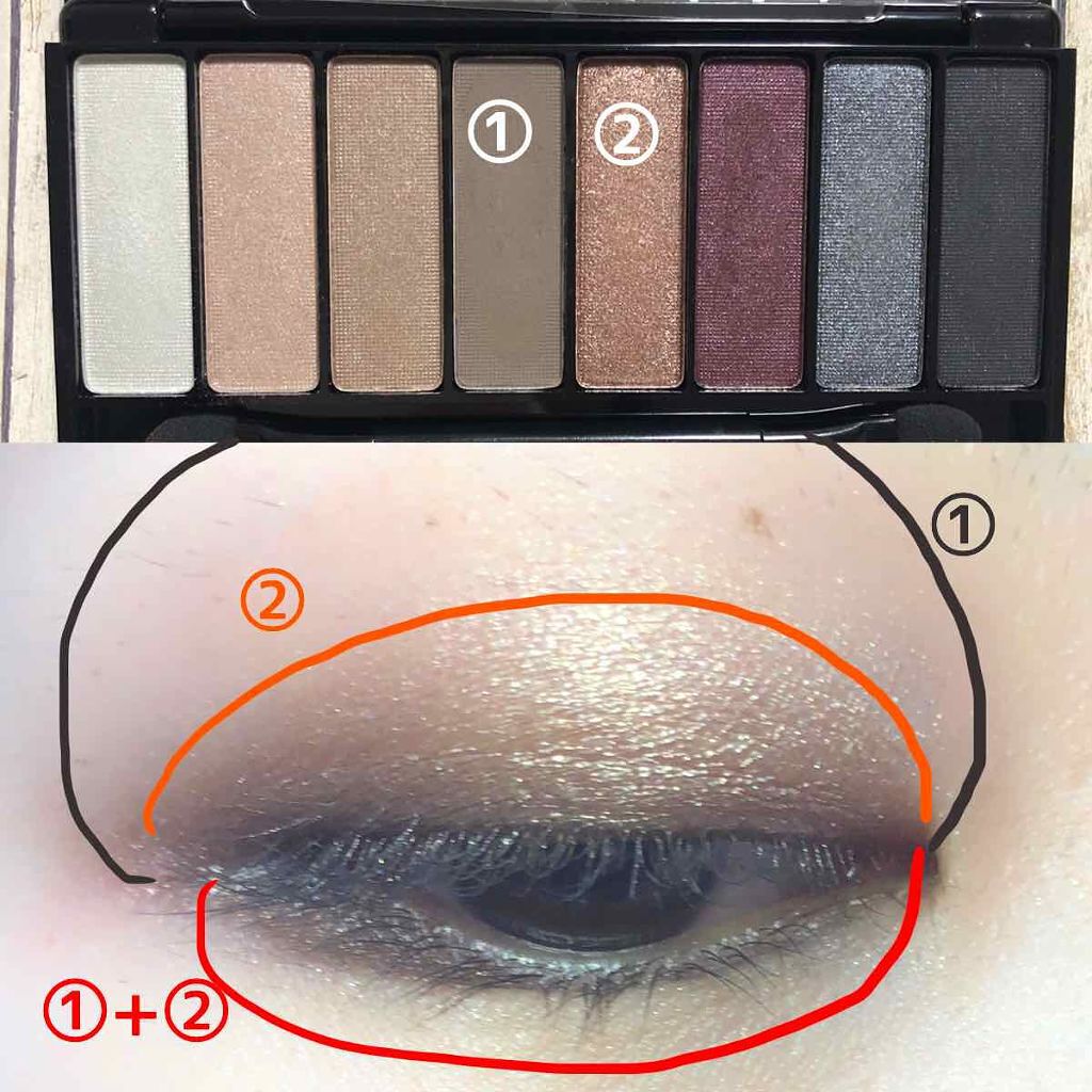 マグニファイズ アイコントゥアリング パレット N/リンメル ロンドン/アイシャドウパレットを使ったクチコミ(3枚目)