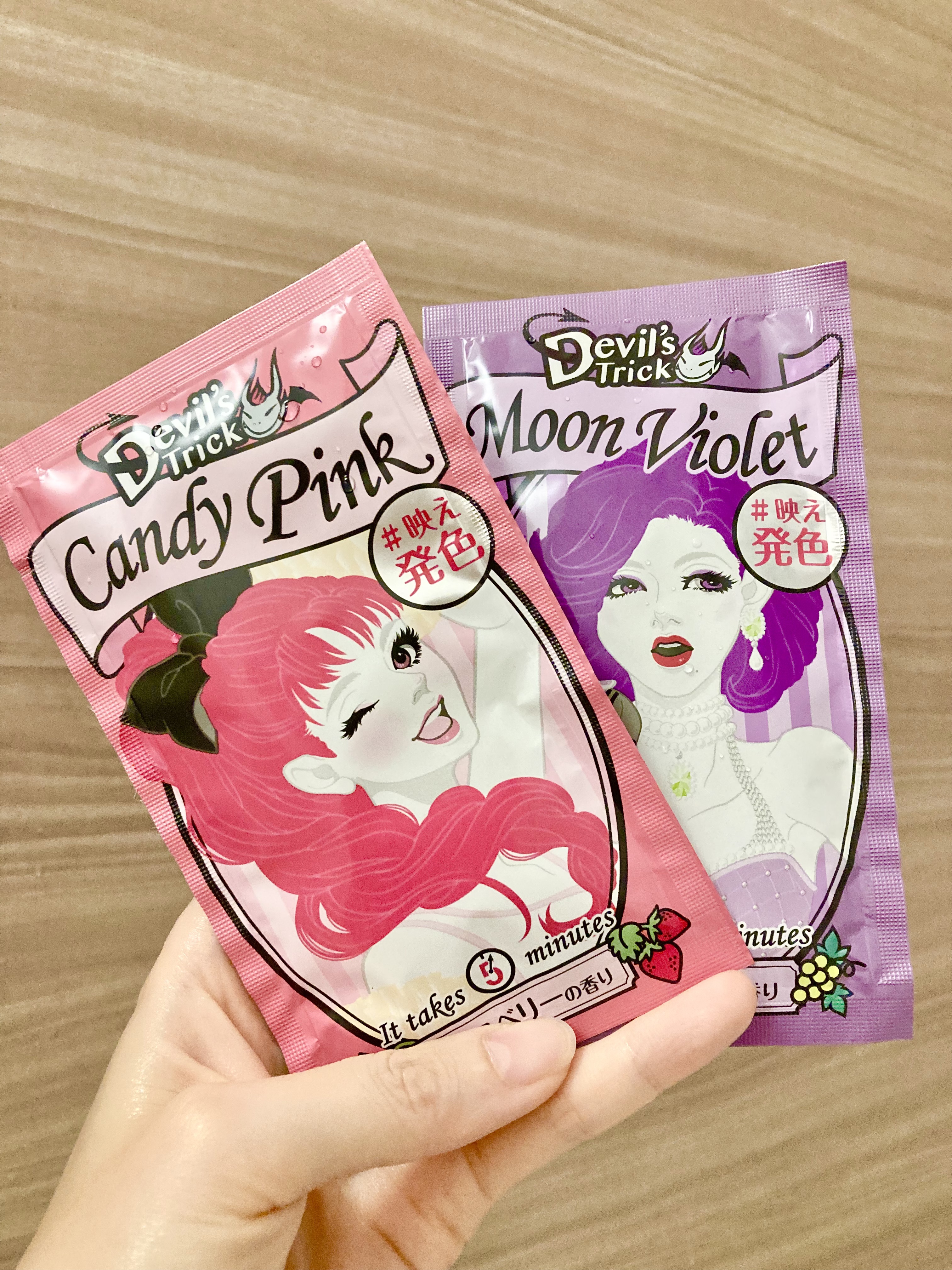 デビルズトリック キャンディピンクN/クイスクイス/ヘアカラーを使ったクチコミ（1枚目）