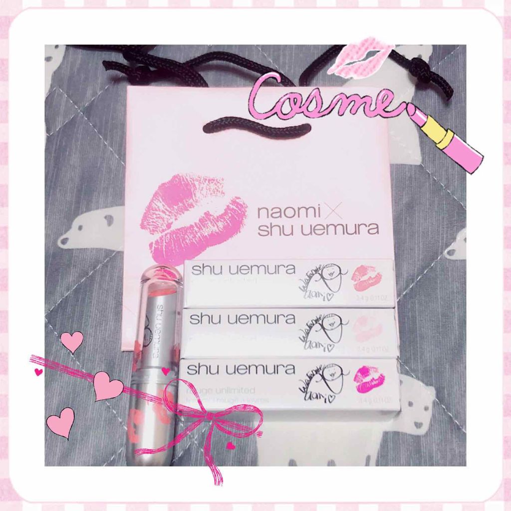 ルージュ アンリミテッド/shu uemura/口紅を使ったクチコミ(2枚目)