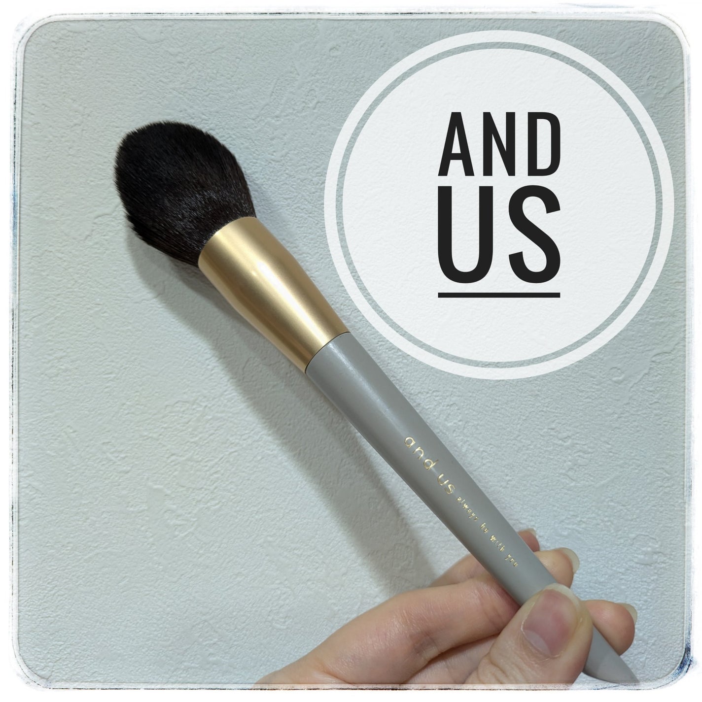 パウダーブラシ/and us/メイクブラシを使ったクチコミ(1枚目)