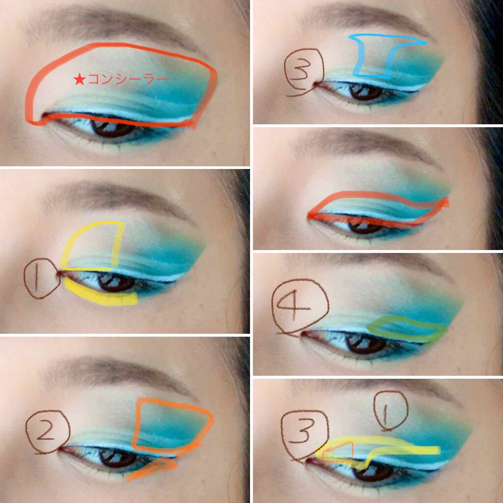 UT シャドウ パレット/NYX Professional Makeup/アイシャドウパレットを使ったクチコミ（3枚目）