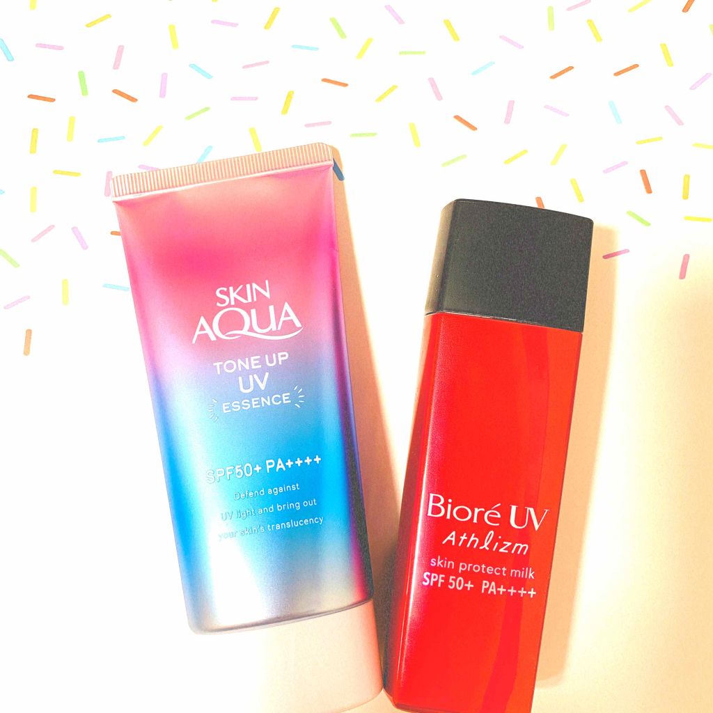 スキンアクア トーンアップUVエッセンス/スキンアクア/日焼け止めクリームを使ったクチコミ（1枚目）