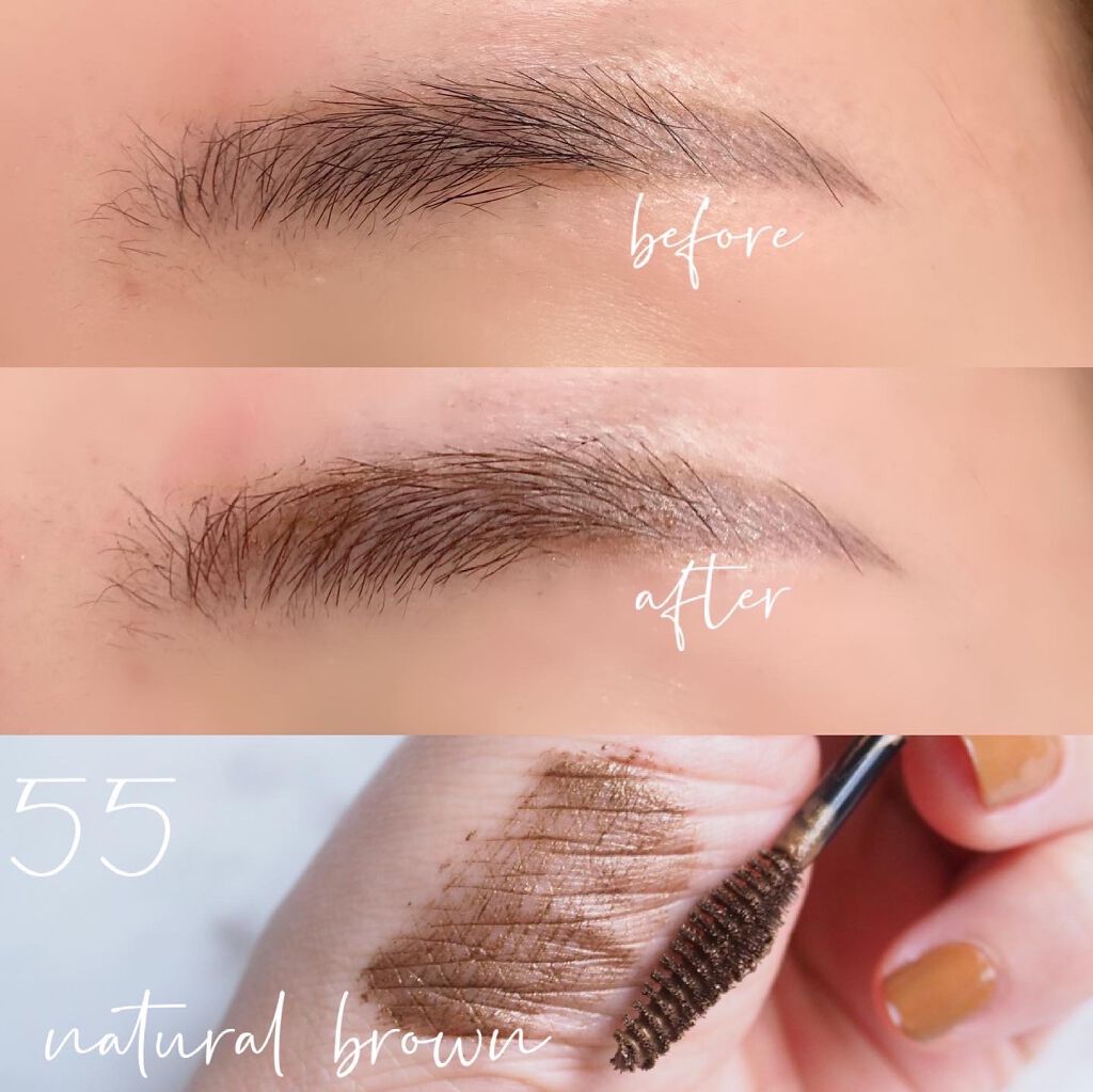 アイブローカラーワックス N/マキアージュ/眉マスカラを使ったクチコミ(4枚目)