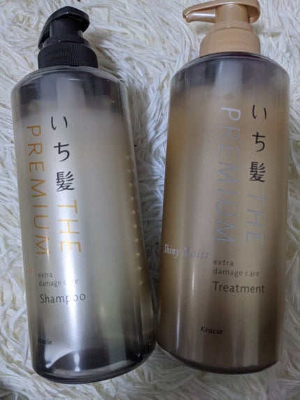 THE PREMIUM エクストラダメージケアシャンプー/トリートメント(シャイニーモイスト)/いち髪/市販シャンプーを使ったクチコミ(2枚目)