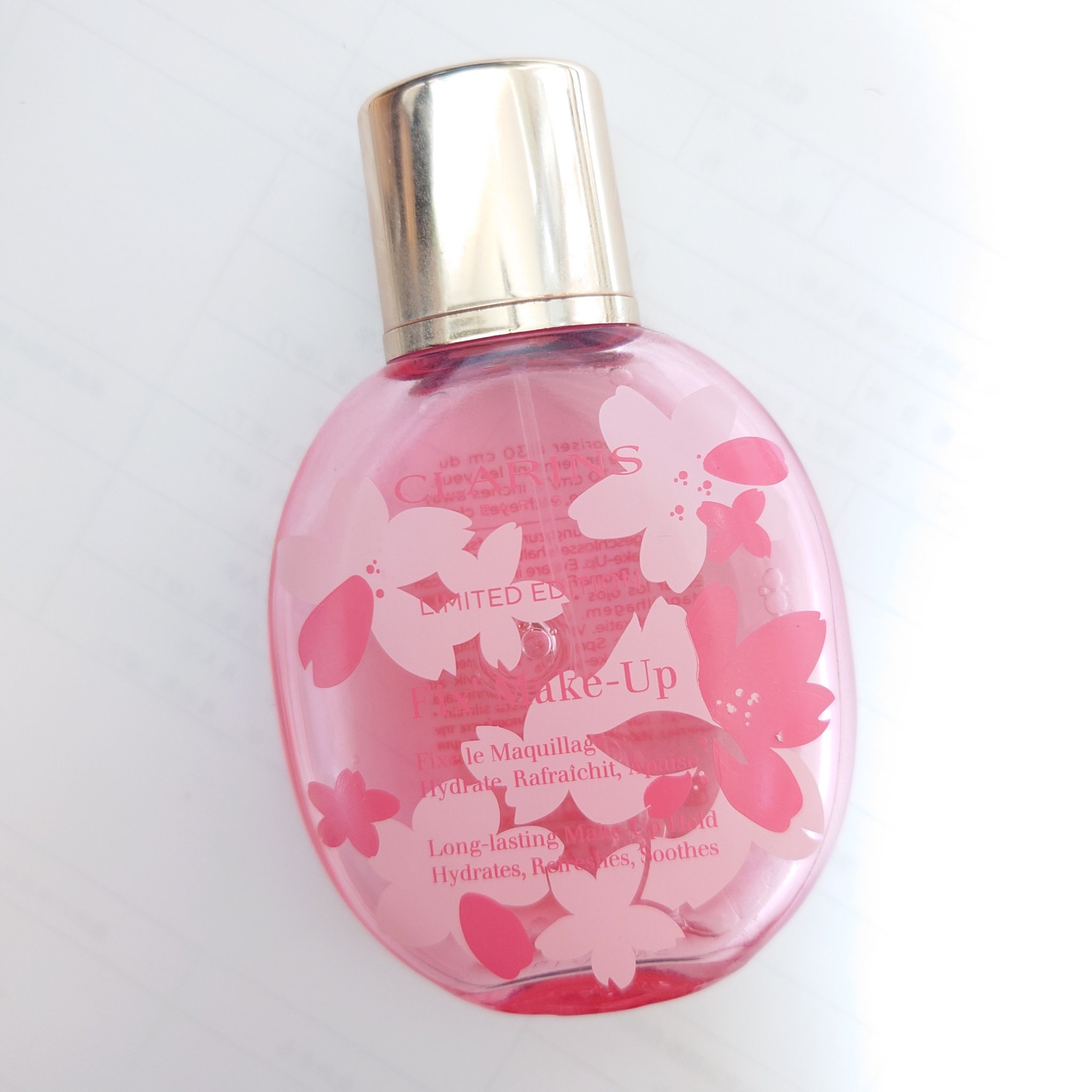 フィックス メイクアップ サクラ/CLARINS/ミスト状化粧水を使ったクチコミ（1枚目）