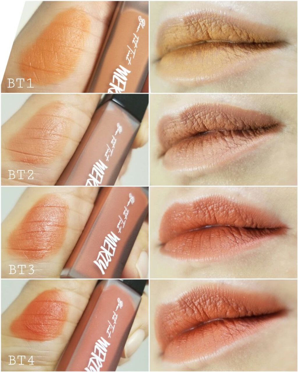 ブラー フィット ティント/MERZY/リップティントを使ったクチコミ(4枚目)