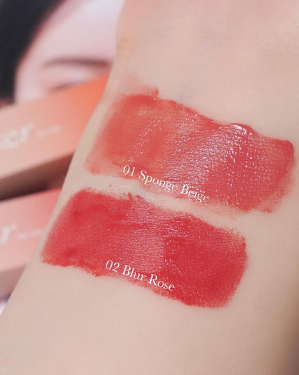 カラースエードリップロッカー/Neker /口紅を使ったクチコミ(2枚目)