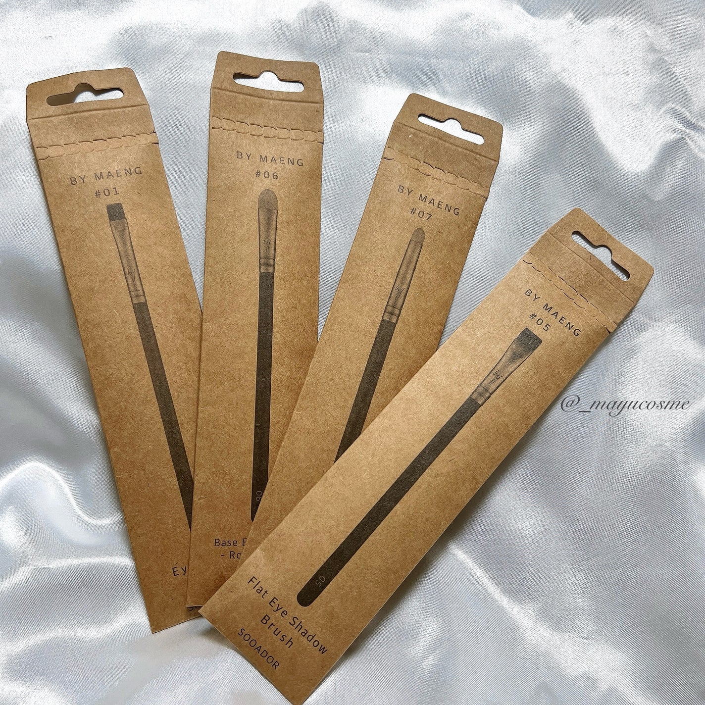 BY MAENG #01 アイライナーブラシ/SOOA DOR/メイクブラシを使ったクチコミ(7枚目)