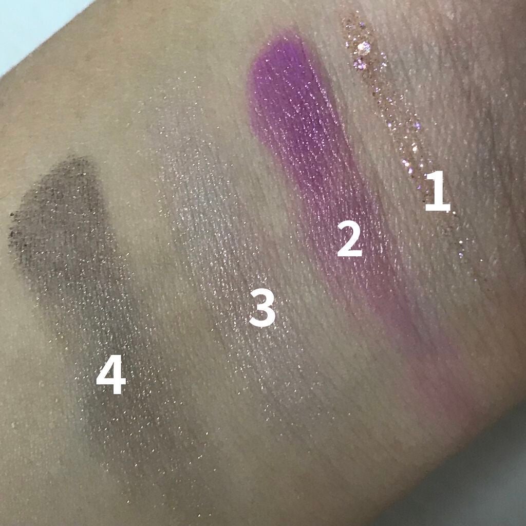 リキッド グリッター シャドウ/rom&nd/グリッターを使ったクチコミ(3枚目)