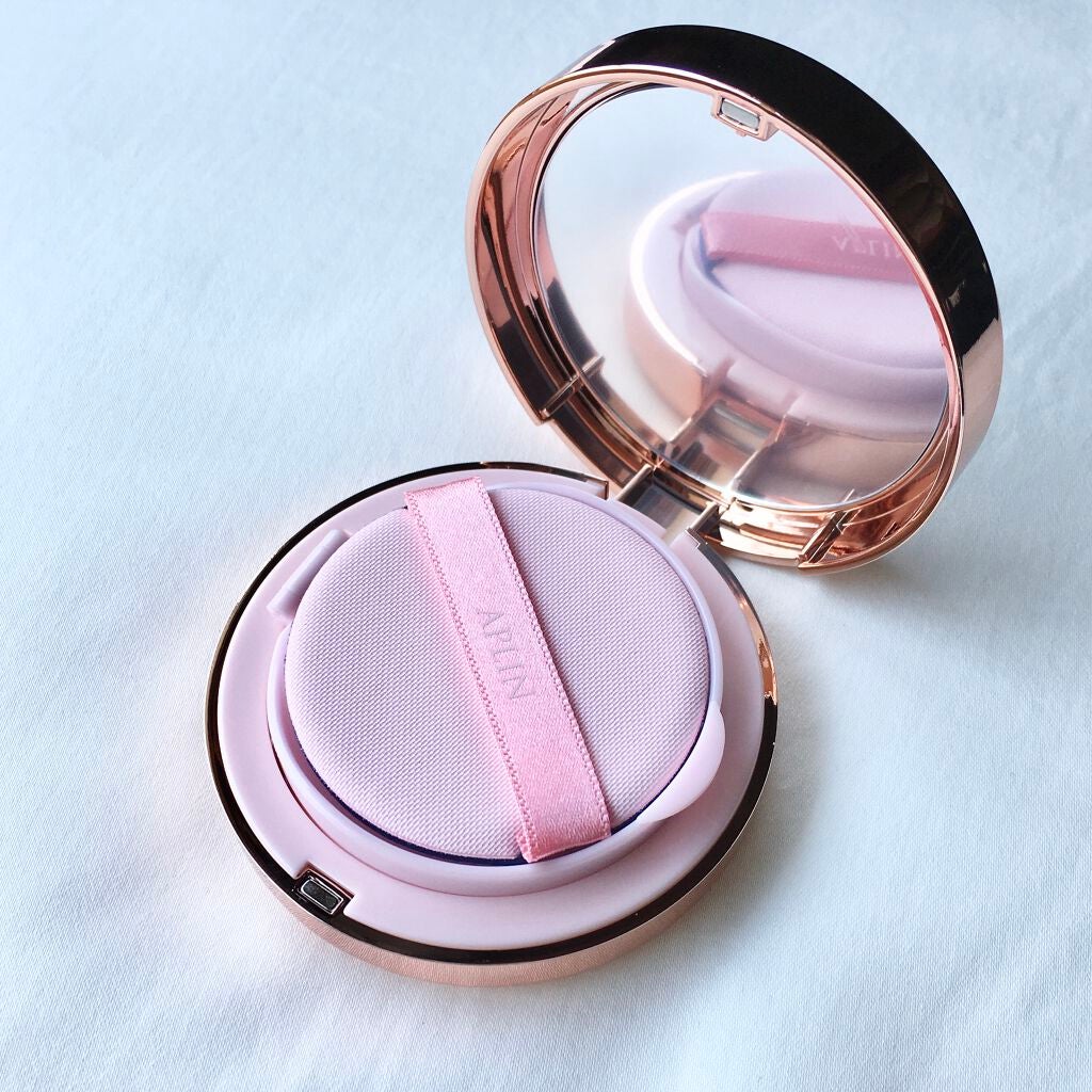 ピンクティーツリーカバークッション/APLIN/クッションファンデーションを使ったクチコミ(3枚目)