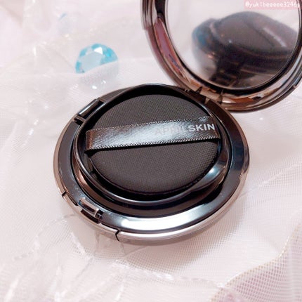 ハイパーカバーフィットクッション グラファイト/APRILSKIN/クッションファンデーションを使ったクチコミ(2枚目)