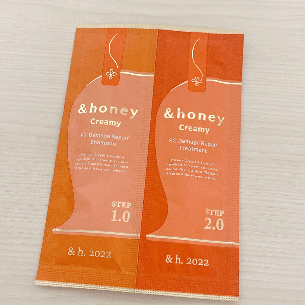 Creamy EXダメージリペアシャンプー1.0/ヘアトリートメント2.0/&honey/市販シャンプーを使ったクチコミ(1枚目)