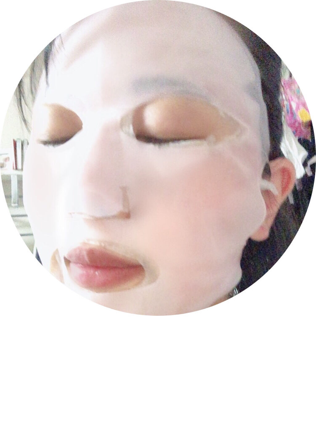 シリコーン潤マスク 3D/DAISO/その他スキンケアグッズを使ったクチコミ（2枚目）