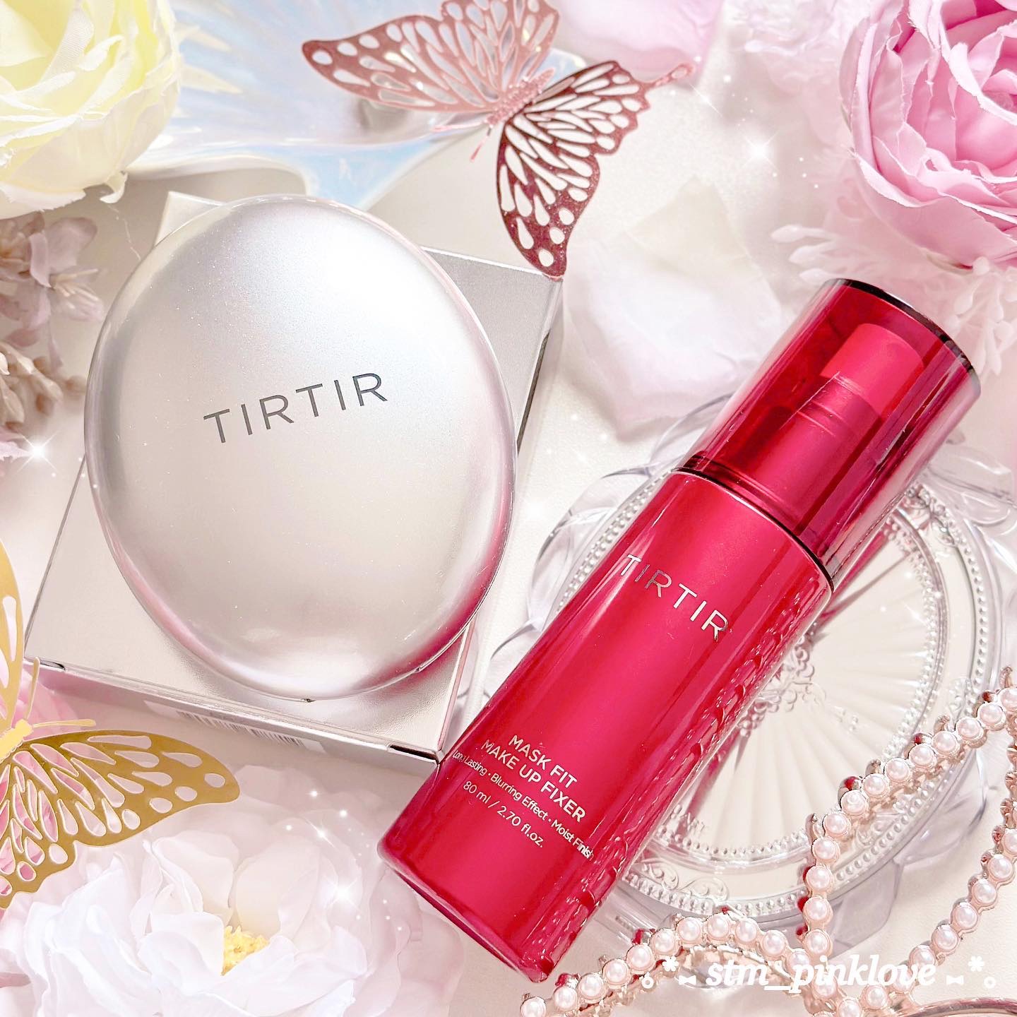 マスクフィット メイクアップフィクサー/TIRTIR(ティルティル)/フィックスミストを使ったクチコミ（2枚目）